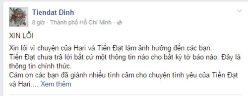 Rapper Dinh Tien Dat viet tam thu bao ve Hari Won-Hinh-2